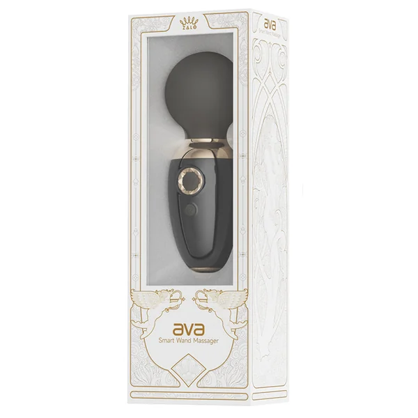 Zalo Aurora Ava Smart Wand Massager - Obsidian Black