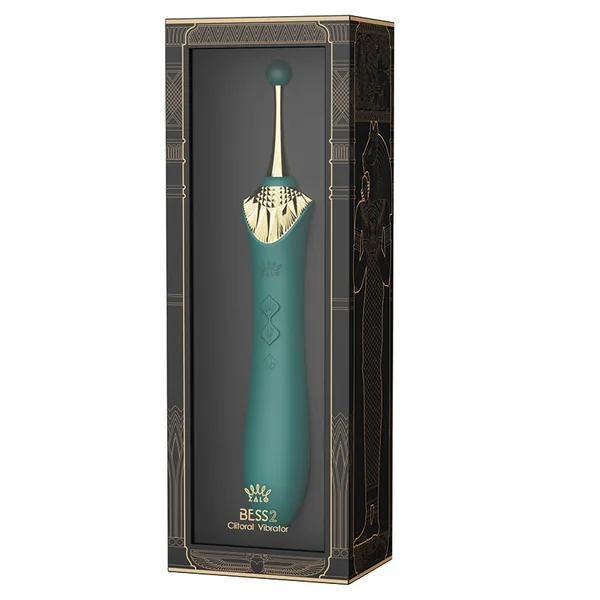 Zalo Legend Bess 2 Clitoral Massager- Turquoise Green