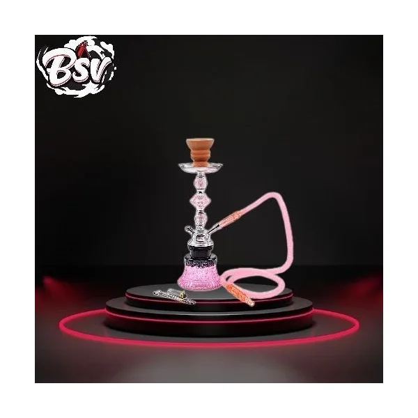 Zebra Hookah Bunny 1-Hose White