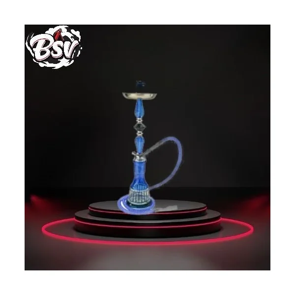 Zebra Kevin 2-Hose Hookah Black