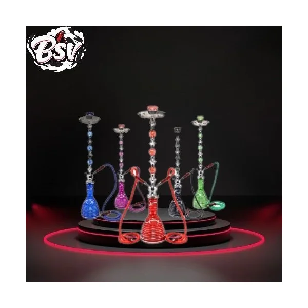 Zebra Star Hookah 1-Hose Black