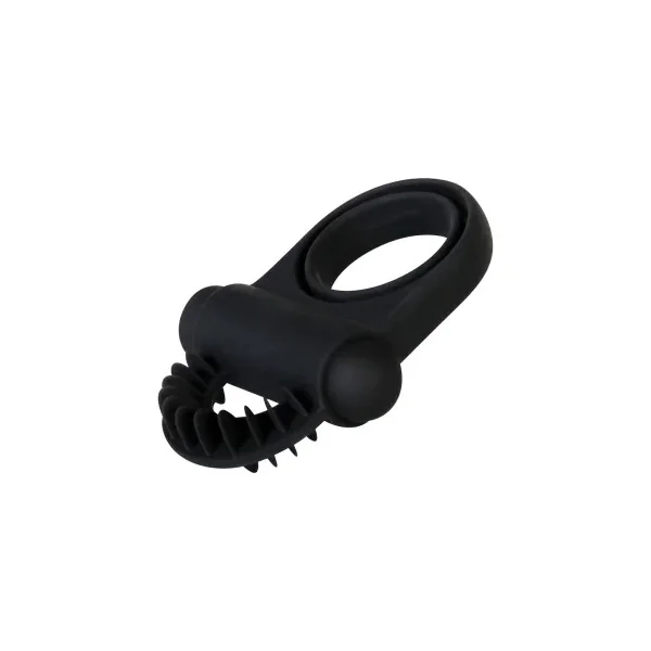 Zero Tolerance Bell Ringer Rechargeable Vibrating Flicking Silicone Cock Ring, Black