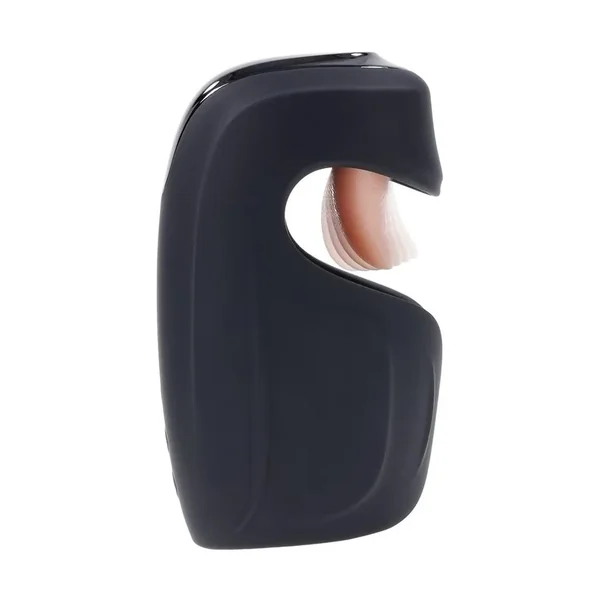 Zero Tolerance Lick the Tip Rechargeable Silicone Mouth Masturbator – Black