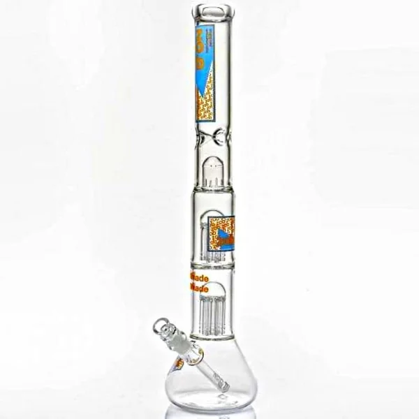 ZOB RTPBK 20 Inch Two 8 Arm Tree Beaker Rasta