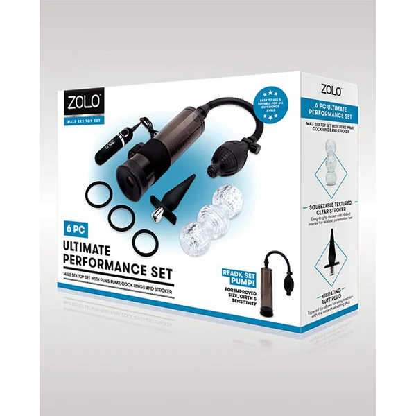 Zolo 6 Pc Ultimate Performance Set - Black