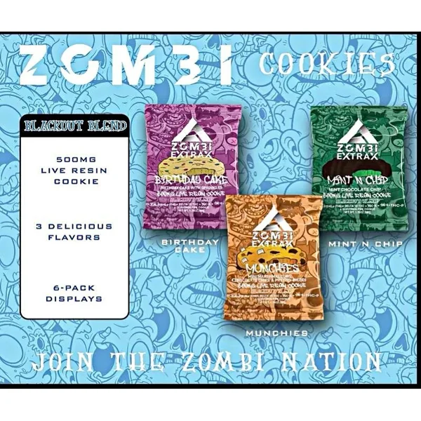 Zombi Extrax Mix Blend Mint Chocolate Chip Cookie