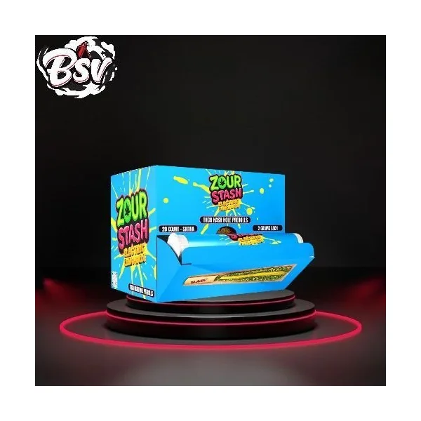 Zour Stash THCA Hash Hole Pre-Rolls 20ct Electric Lemonade